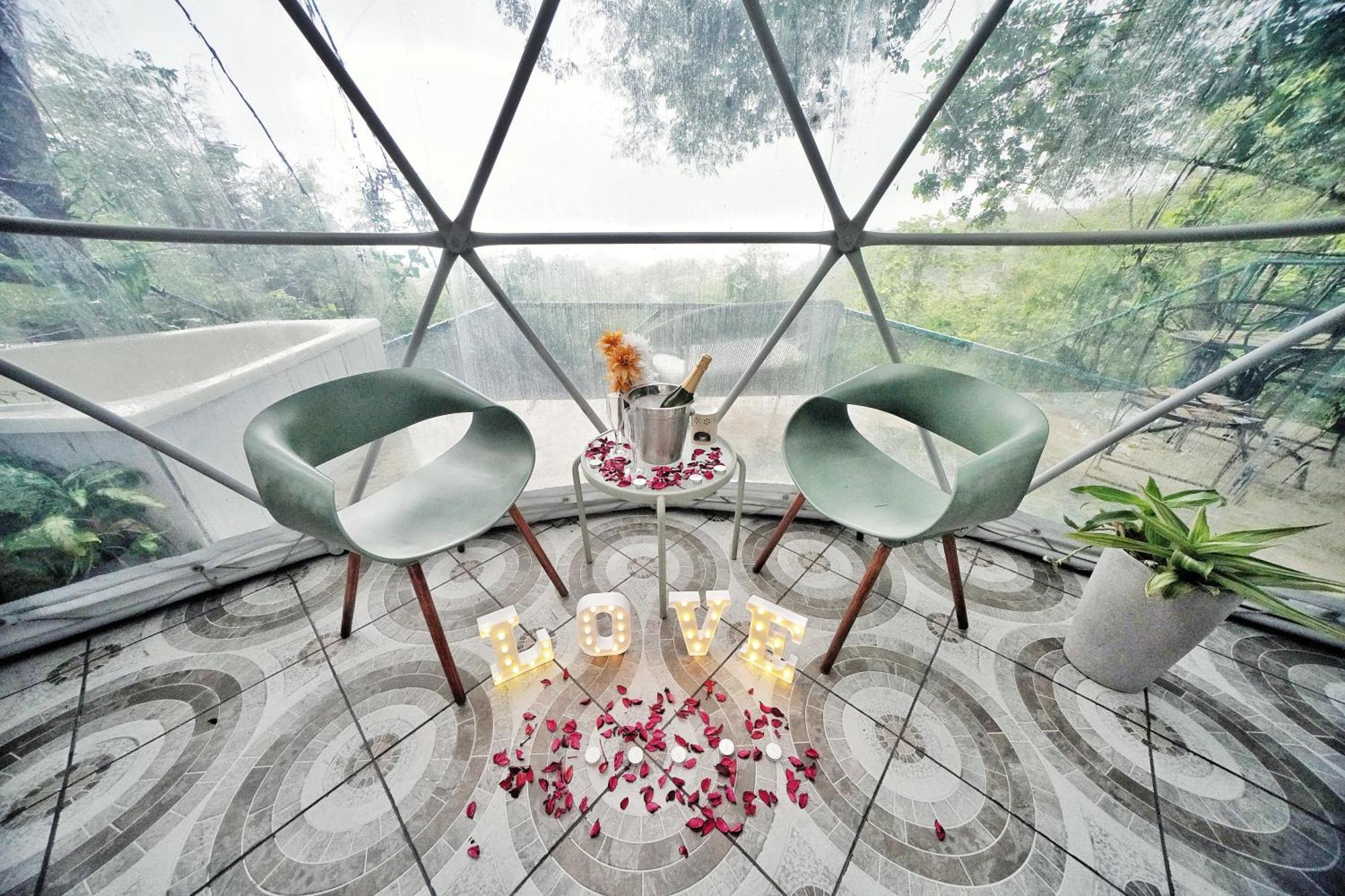 Domos Mirador Romantic Private Honeymoon Glamping Miramar Buitenkant foto